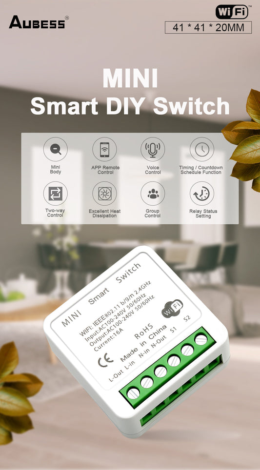 Interruptor Inteligente Wifi Mini Smart Switch